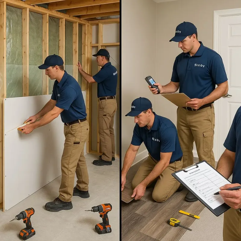 Repairs and Reconstruction process in Holiday Valley, OH